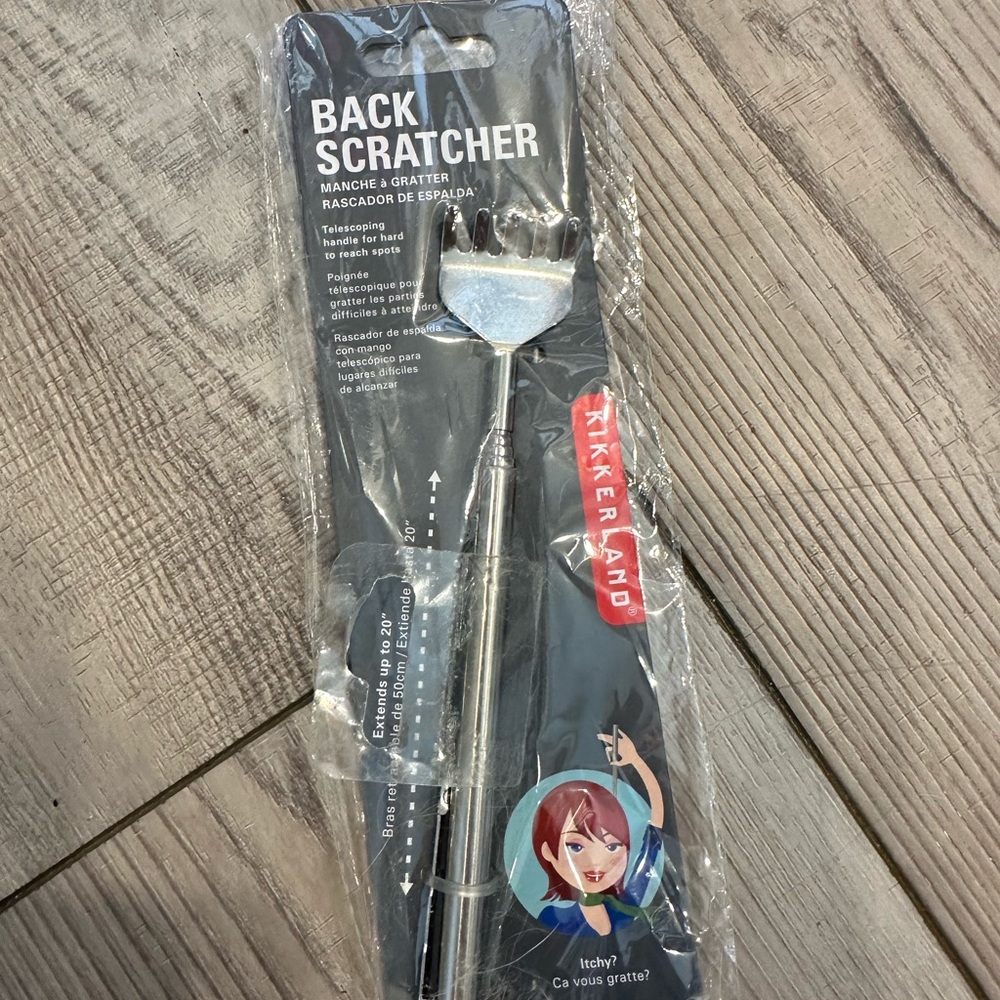 Metal Back Scratcher -Stocking Stuffers